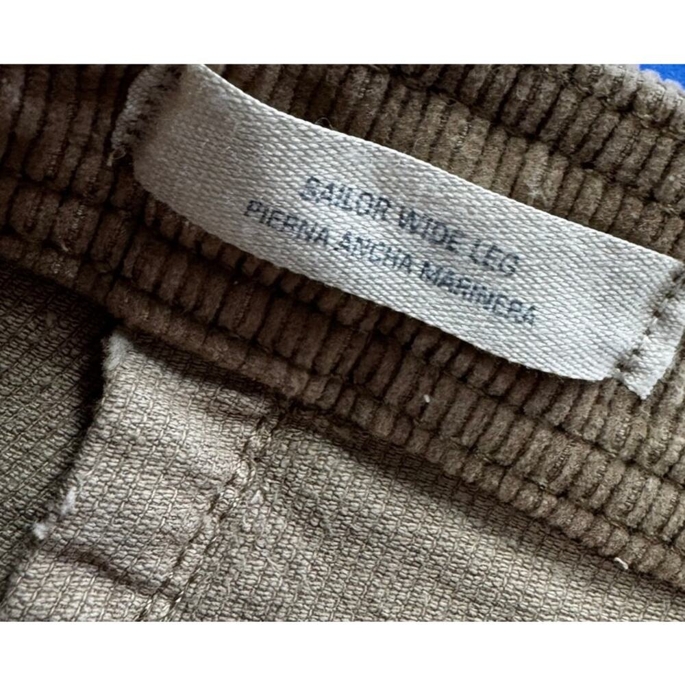 Universal Thread Womens 12R Brown Tan Sailor Wide Leg Corduroy Pants - Picture 3 of 10
